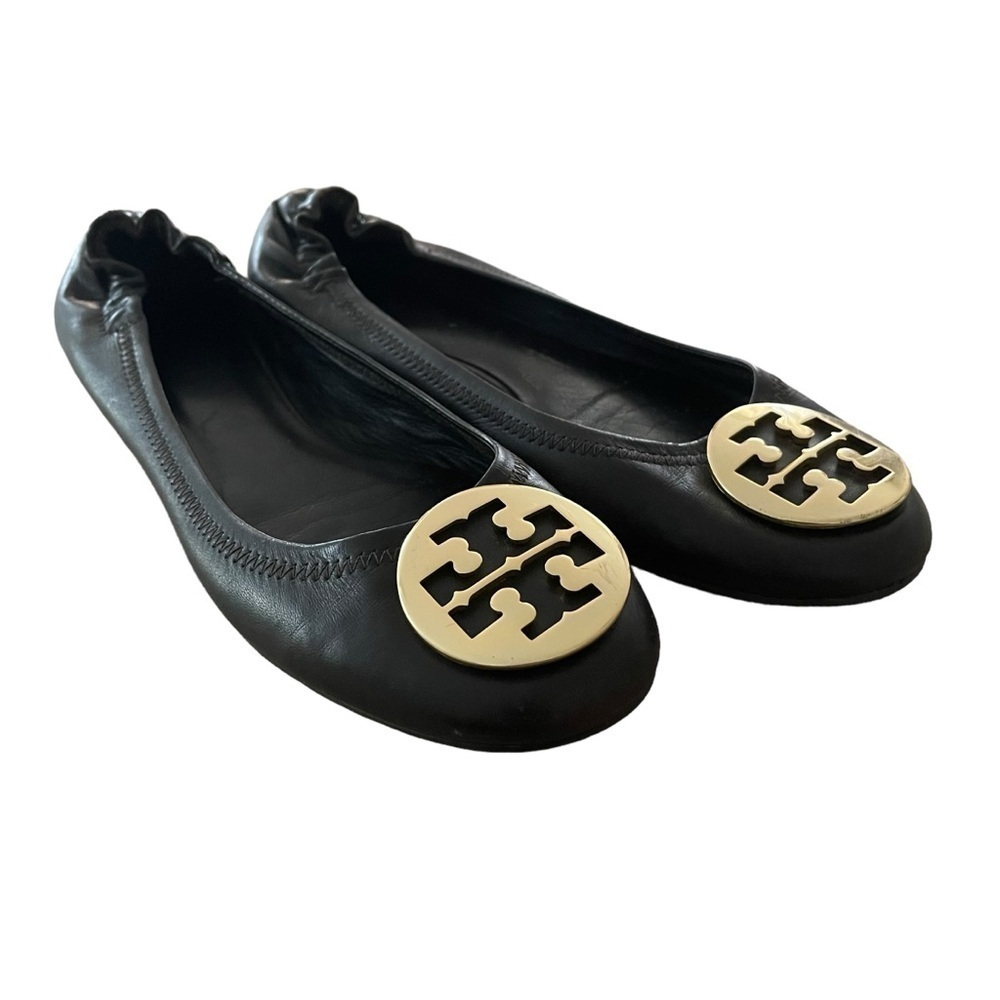 Tory Burch Women Leather Shoes Size 9.5